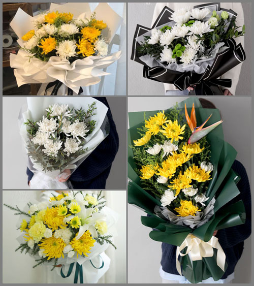 广东江门市蓬江区环市街道联合村白事花束代送